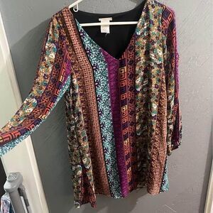 Long sleeve mini dress - Women's Medium